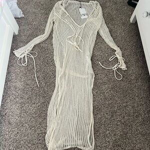 Zara sheer cover up